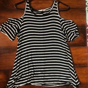 Open shoulder blouse